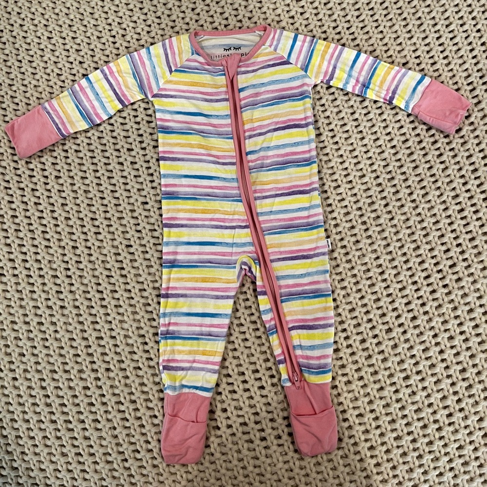 Little Sleepies Sunrise Stripe Zippie 0-3 months
